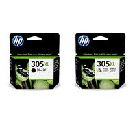 HP 305XL 6ZA94AE Cartucho de Tinta de Alta Capacidad Original, compatible con impresoras de inyección de Tinta HP DeskJet Series 2700, 4100, Envy Series 6020, 6030, 6400 y 6430, negro y tricolor