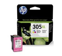 HP Cartucho de tinta Original 305XL de alta capacidad tricolor