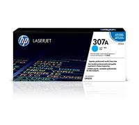 HP 307A CE741A Cian, Cartucho Tóner Original, de 7.300 páginas, para impresoras HP ColorLaserJet CP5220, CP5225, Color LaserJet Professional CP5225n y CP5225dn