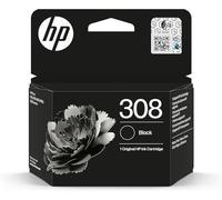 HP 308 - Cartucho de tinta negra para impresoras ENVY 6122e, 6532e, 6520e, 6132e, 6530e, 6120e, 6110e, 6558e, 6110e, 6130e