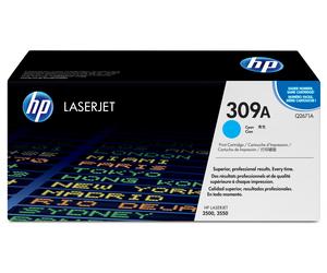 HP 309A Cyan Original LaserJet Toner Cartridge cartucho de tóner 1 pieza(s) Cian