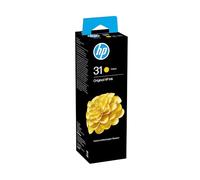 HP 31 Amarillo, Botella de Tinta Original | Compatible con HP Smart Tank Series 300, 400, 500, 600, 5100, 7000, 7300, 7600, 8000 páginas (1VU28AE)