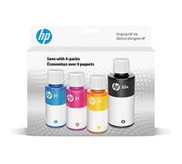 HP 31 CMY/32XL Blk Tinta embotellada Crtg 4-Pk