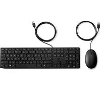 HP 320MK KIT TASTIERA USB LAYOUT ITALIANO + MOUSE USB NERO