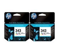 HP 343 Pack 2 Cartuchos de tinta color (CB332E)