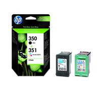 HP Pack de ahorro de 2 cartuchos de tinta original 350 negro/351 tricolor