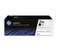 HP Original CB435A / 35A Toner Pack Doble Negro