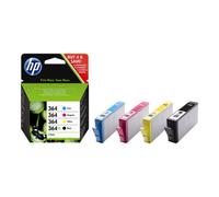 HP Pack de ahorro de 4 cartuchos de tinta original 364 negro/cian/magenta/amarillo
