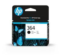 HP 364 CB316EE, Negro, Cartucho de Tinta Original, de 250 páginas, para impresoras HP Photosmart serie C5300, C6300, B210, B110 y Deskjet serie 3520