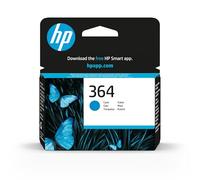 HP 364 Cian, Cartucho de Tinta Original | Compatible con HP DeskJet 3000, 3500, Photosmart B100, B200, C300, C400, 5500, 6500, 7500, 300 páginas (CB318EE)