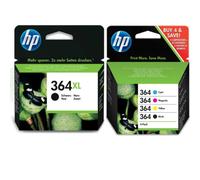 HP 364 Combo y 364 XL Black - Pack de cartuchos de tinta para impresora HP Deskjet 3520 (tinta negra y de color)