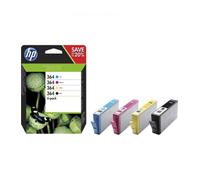 HP Pack de ahorro de 4 cartuchos de tinta original 364 negro/cian/magenta/amarillo