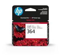 HP 364 Photo CB317EE, Negro, Cartucho de Tinta Original, de 130 páginas, para impresoras HP Photosmart 5510, 5520, 5525, 6510, 7510, 7520, B8550, C5380, C6380 y D5460
