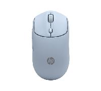 HP 400 Ratón inalámbrico Dual - Bluetooth y USB 2.4GHz, batería de 24 Meses, clics silenciosos, Tacto Suave, Azul