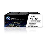 HP 410X CF410XD Negro, Cartucho Tóner de Alta Capacidad Original, Pack de 2, para impresoras Color LaserJet Pro Serie M452 y M477