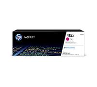 HP 415A W2033X, Magenta, Cartucho Tóner de Alta Capacidad Original, de 6.000 páginas, para impresoras HP Color LaserJet Pro M454dw, M454dn, MFP M479fdw, MFP M479dw, MFP M479fdn y MFP M479fnw