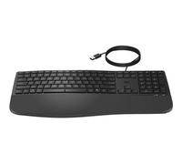 HP 480 Comfort Teclado con Cable Ergonómico Negro