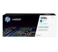 HP 508X CF361X, Cian, Cartucho Tóner de Alta Capacidad Original, de 9.500 páginas, para impresoras HP Color LaserJet Enterprise serie 552, 553; LaserJet Enterprise serie 577