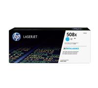 HP 508X Tóner Original Laserjet Atla Capacidad Cian