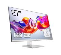 HP 527sh - Monitor de 27" FHD (1920x1080, IPS, 100 Hz, 5ms, 99% sRGB, 300 Nits, Contraste 1500:1, Altura Ajustable) Negro con Soporte Plateado