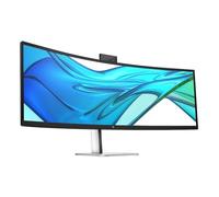 HP 549pm Series 5 Pro - Monitor LED - Curvo - 124,5 cm (49") - 5120 x 1440 Dual Quad HD @ 165 Hz - VA - 400 CD/m² - 4000:1-5 ms - HDMI, DisplayPort, USB-C - Negro, Plata (Soporte)