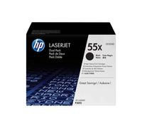 HP 55X Pack Ahorro Tóner Original Laserjet Alta Capacidad Negro