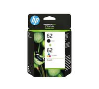 HP Pack de ahorro de 2 cartuchos de tinta original 62 negro/tricolor