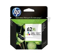 HP Cartucho de tinta original 62XL de alta capacidad tricolor