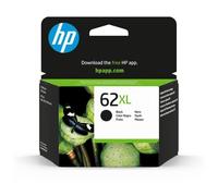 HP Cartucho de tinta original 62XL de alta capacidad negro
