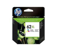 HP Cartucho de tinta original 62XL de alta capacidad tricolor