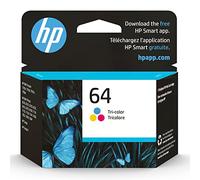 HP 64 Tri-Color - Cartucho de Tinta Original Envy Photo 6252 6255 6258 7155 7158 7164 7855 7858 7864 Envy 5542