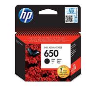 HP 650 Black Original Ink Advantage Cartridge Cartucho de Tinta 1 Pieza(s) Negro