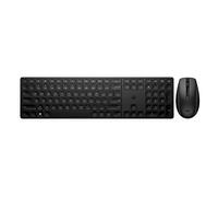 HP 650 Combo Teclado y Ratón Inalámbricos (Puerto USB-A, 2.4 GHz, 20 Teclas Programables, Receptor USB, 4 LED, Bateria de Larga Duración) QWERTY Español, Color Negro
