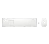 HP 650 Wireless-Tastatur und -Maus - Volle Gr??e (100%) - RF Wireless - Membran Key Switch - Wei? - Maus enthalten (4R016AA#ABB)