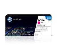 HP 650A CE273A Magenta, Cartucho Tóner Original, de 15.000 páginas, para impresoras HP Color LaserJet Enterprise M750dn, M750dn, M750n, M750n, M750xh, M750xh, CP5525dn, CP5525n y CP5525xh