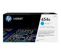 HP 654A CF331A Cian, Cartucho Tóner Original, de 15.000 páginas, para impresoras LaserJet Enterprise M651dn, M651n y M651xh
