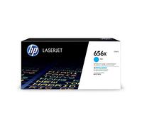 HP 656X CF461X, Cian, Cartucho Tóner de Alta Capacidad Original, de 22.000 páginas, para impresoras HP Color LaserJet Enterprise M652n, M652dn, M653dn y M653x