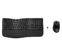 HP Combo teclado y ratón inalámbricos 680 CFT Dual-Mode – 6 teclas programables, 1200 dpi, Negro