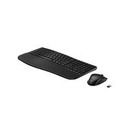 HP 685 - Juego de teclado y ratón - modo dual, diseño de 3 zonas, multidispositivo, 23 teclas programables, sistema operativo de detección automática, carrera plana (8T6L7UT#ABB) (0198122954667)