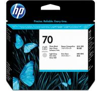 HP 70 C9407A Negro Fotográfico y Gris Claro, Cabezal de Impresión para HP, de 13