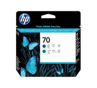 HP Cabezal de impresión DesignJet 70 azul y verde