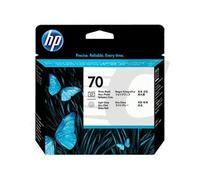 HP 70 Cabezal de impresión Negro (foto) / Gris (claro) Original C9407A