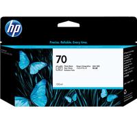 HP 70 Negro Fotográfico, Cartucho de Tinta Original | Compatible con DesignJet Z2100, Z3100, Z3200, Z5200, 130 ml (C9449A)