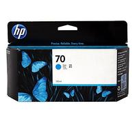 HP 70 Cian, Cartucho de Tinta Original | Compatible con DesignJet Z2100, Z3100, Z3200, Z5200, 130 ml (C9452A)