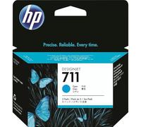 HP 711 (CZ134A) Pack ahorro 3 cartuchos de tinta cian