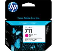HP 711 (CZ135A) Pack ahorro 3 cartuchos de tinta magenta