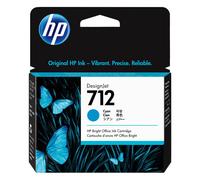 HP 712 Cartucho de tinta cian Original 3ED67A