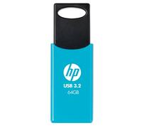 HP 712w Unidad Flash USB 3.2 Gen 1 64GB, Azul, Velocidad de Lectura hasta 120MB/s