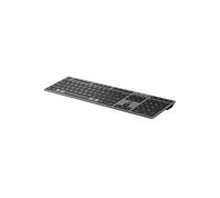 HP 725 - Kit de teclado y ratón - Multifuncional recargable con supercondensador - Tamaño completo - Inalámbrico - Bluetooth 2.4GHz - GB - Noche Negro - Smart Buy