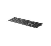 HP 725 - Kit de teclado y ratón - Multifuncional recargable con supercondensador - Tamaño completo - Inalámbrico - Bluetooth 2.4GHz - GB - Noche Negro - Smart Buy
